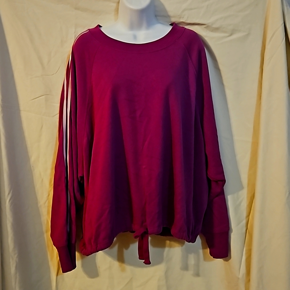 Purple pullover sweatshirt